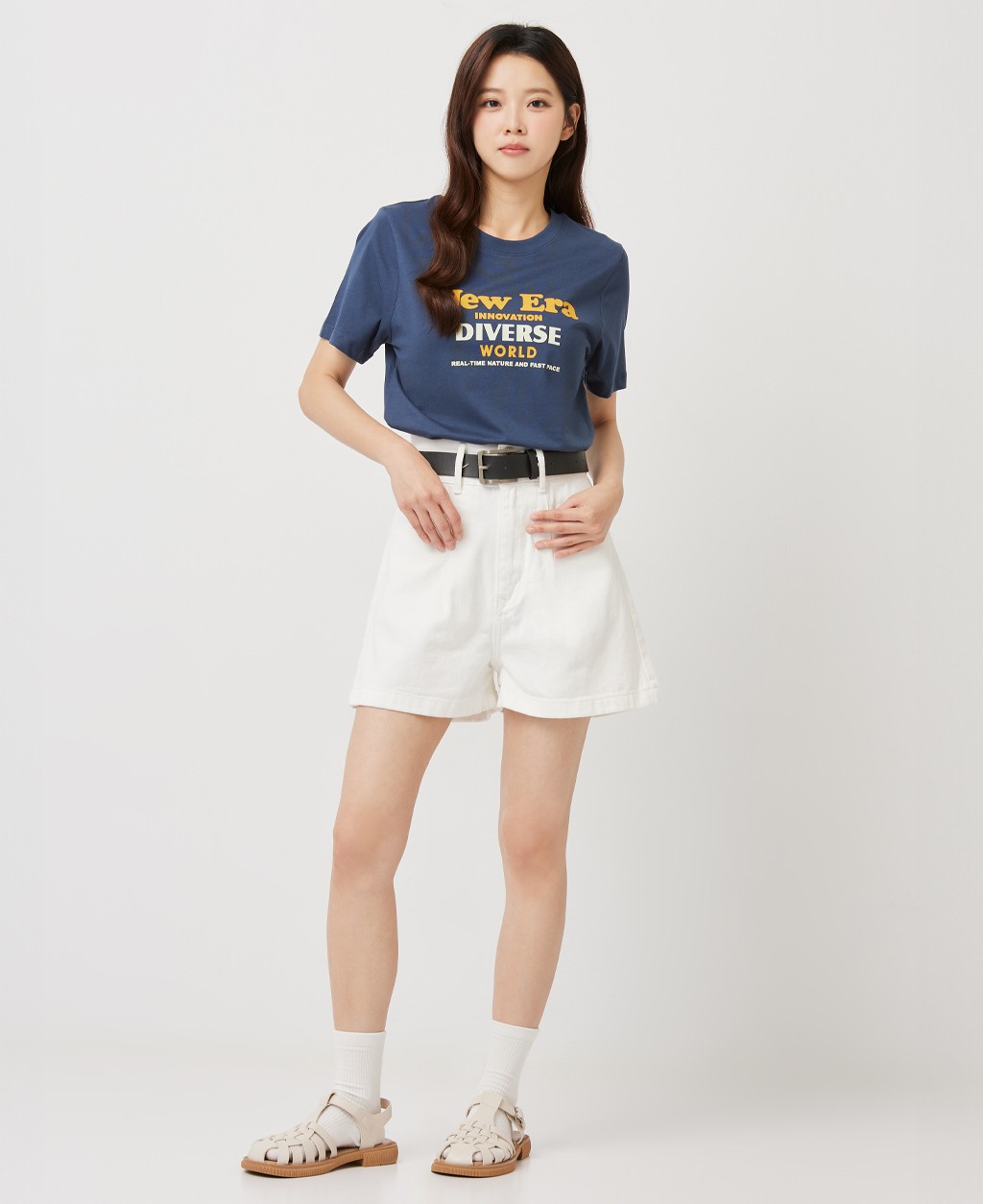 Women's Color Block Print T-Shirt