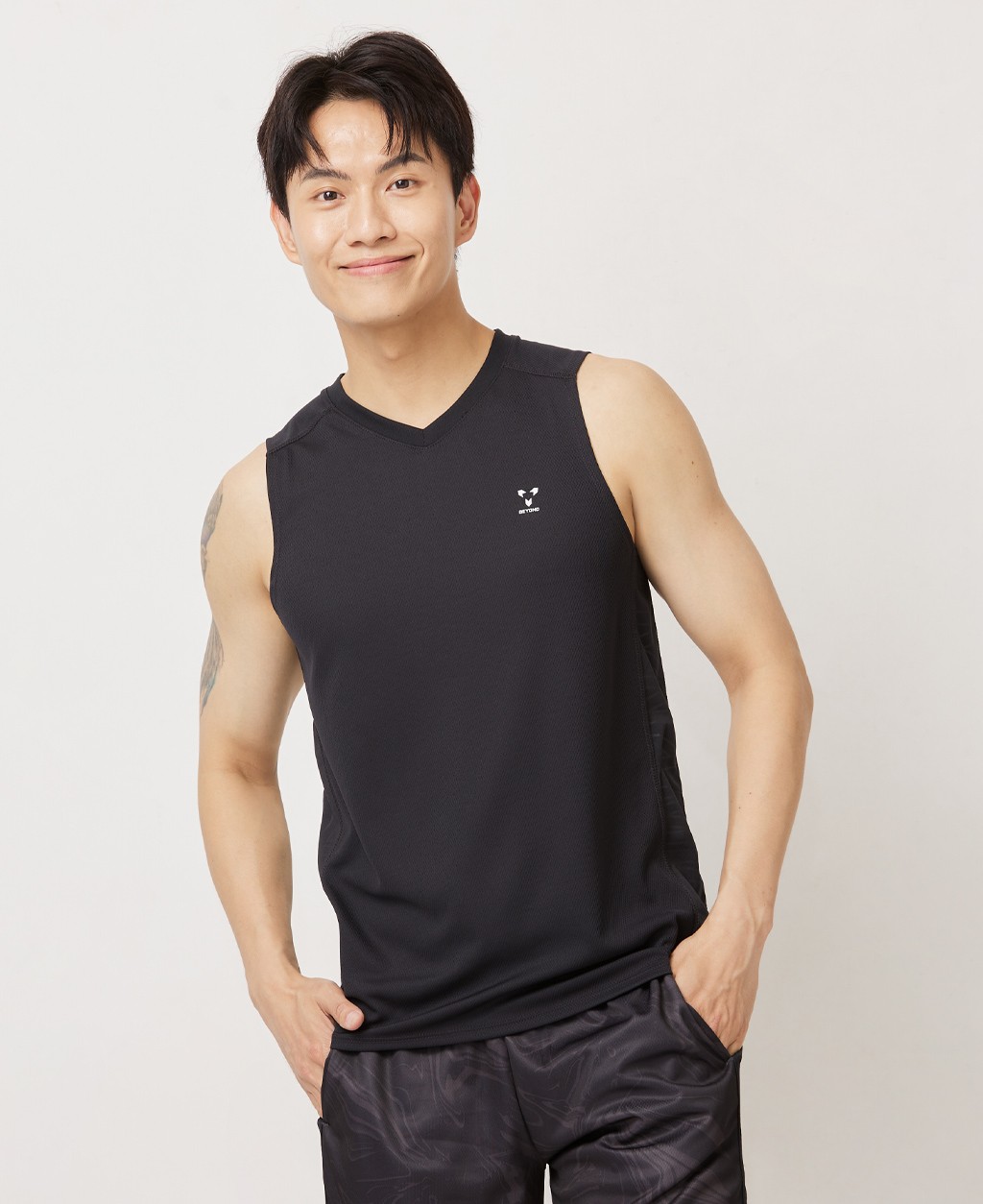Fast Comfort Wicking Micro Print Tank Top