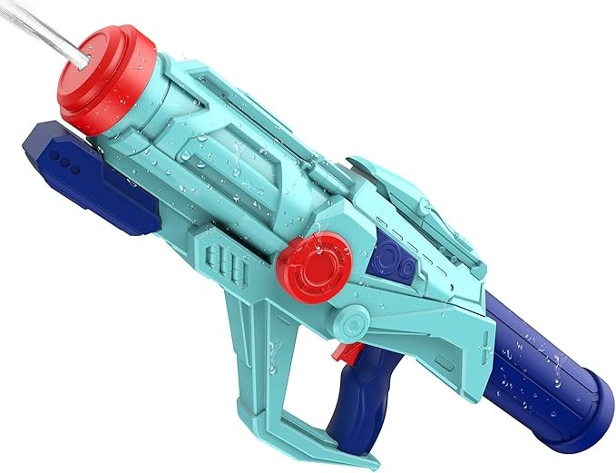 Water Guns for Kids, Super Squirt Gun Water Soaker Blaster - Big Size - 32ft Long Shooting Range - High Capacity - Quick Refill - Summer Water Toys Gun for Boys Girls and Adults Outdoor