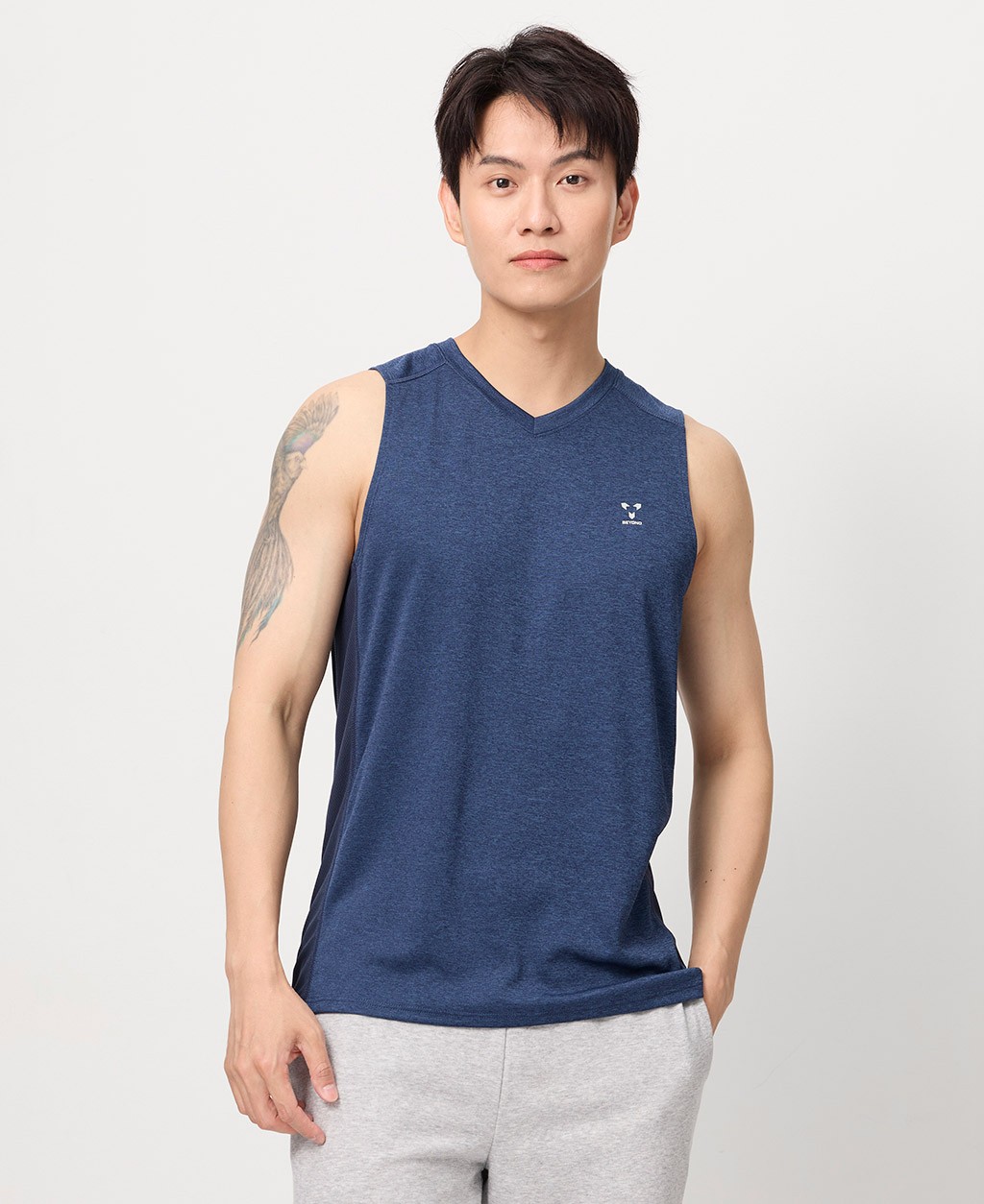 Fast Comfort Wicking Micro Print Tank Top