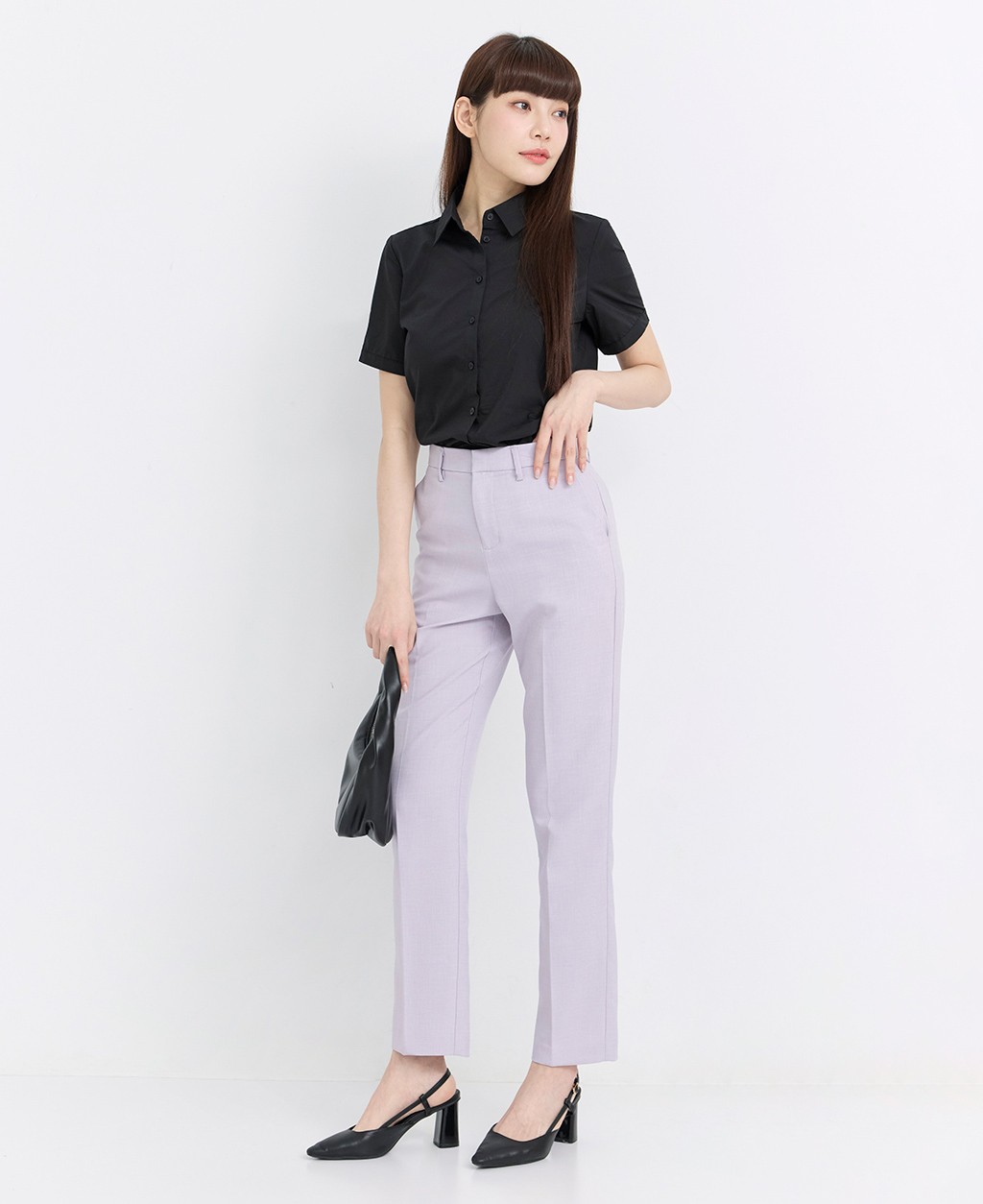 Ladies office worker short sleeve shirt